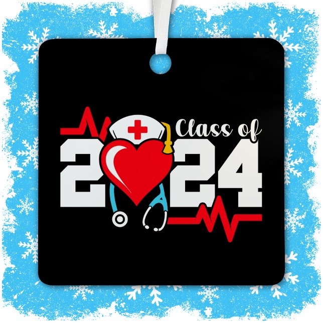 Nursing School Graduate 2024 Nurse Graduation Metal Tree Decoration (Creator Uploaded)