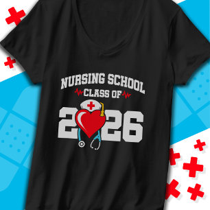 Nursing School Graduate 2026 Nurse Graduation T-Shirt