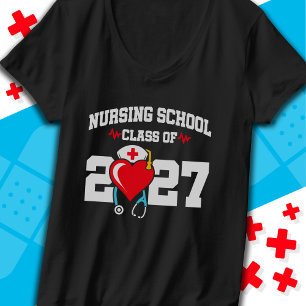 Nursing School Graduate 2027 Nurse Graduation T-Shirt