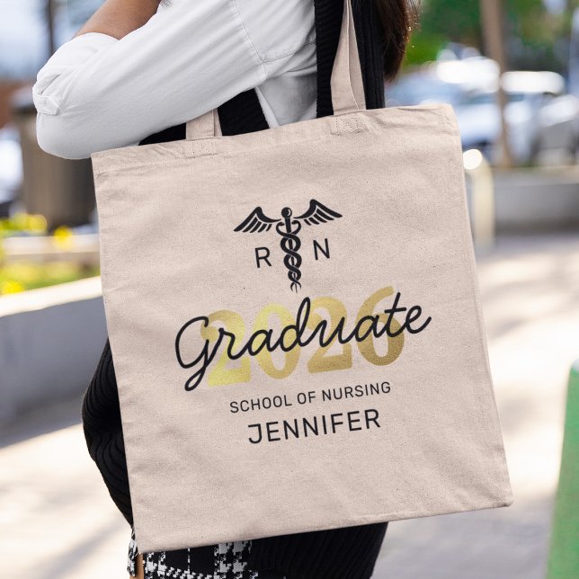 Nursing School Graduate | Class of 2022 Tote Bag (Creator Uploaded)