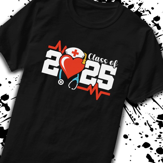 Nursing School Graduate - Nurse Graduation 2025 T-Shirt (Creator Uploaded)