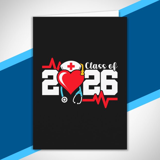 Nursing School Graduate - Nurse Graduation 2026 Card (Creator Uploaded)