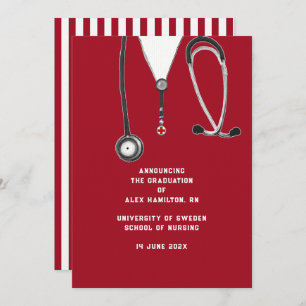 Nursing School Graduation Announcement
