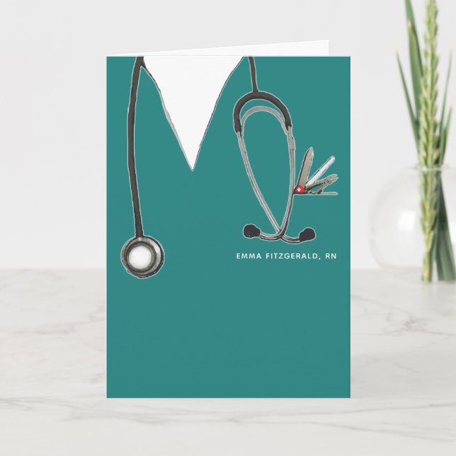Nursing School Graduation Card (Front)