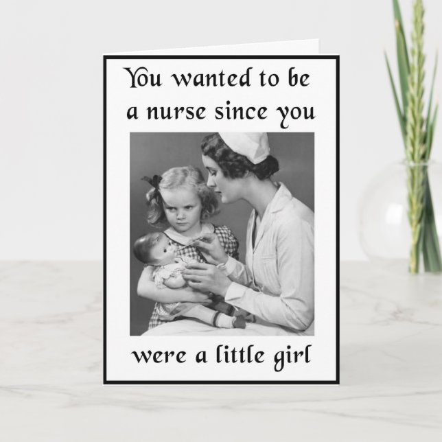 Nursing School Graduation Card (Front)