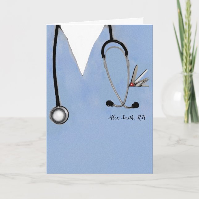 Nursing School Graduation Card (Front)