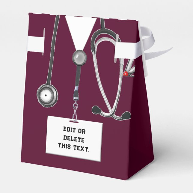 Nursing School Graduation Favour Box (Back Side)