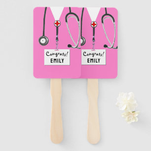 Nursing School Graduation Hand Fan