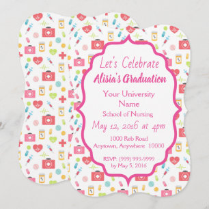 Nursing School Graduation Invitation