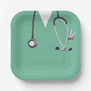 Nursing School Graduation Paper Plate