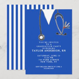Nursing School Graduation Party Invitation