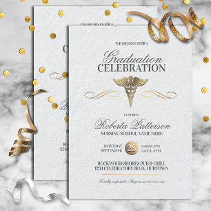 Nursing School Graduation Party Invitations