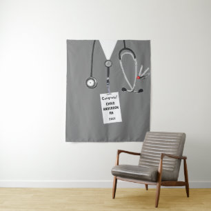 Nursing School Graduation Party Tapestry