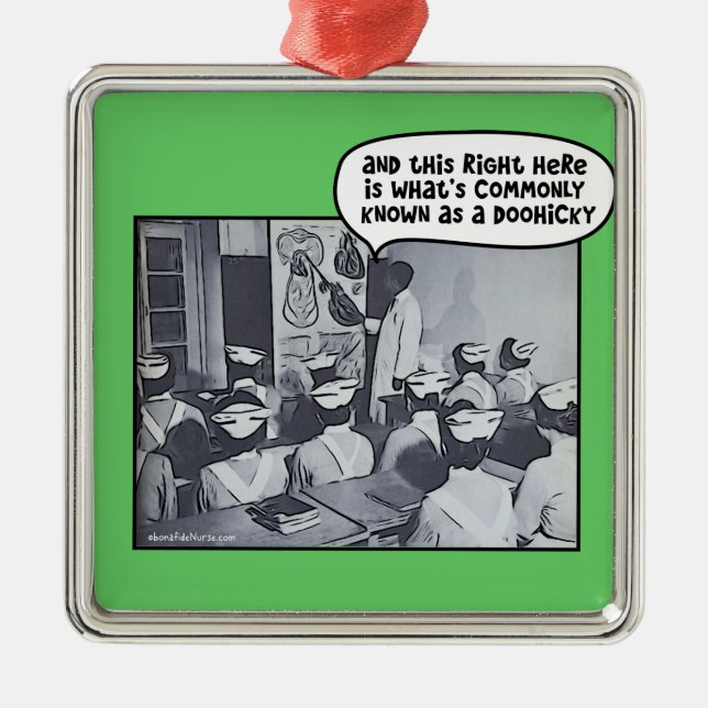 Nursing School Instructor - Doohicky Metal Tree Decoration (Front)