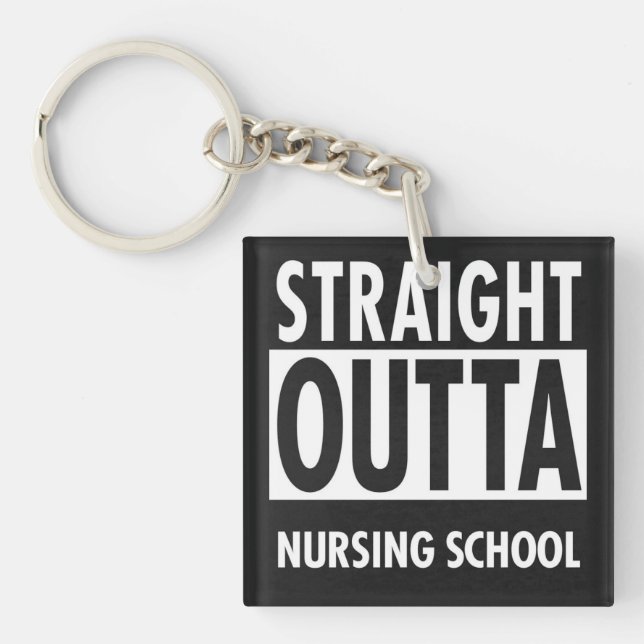 Nursing School  Key Ring (Front)