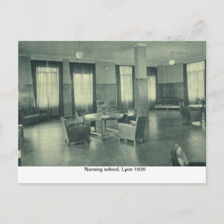 Nursing school, Lyon 1930 Postcard