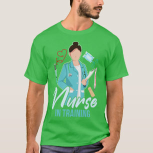 Nursing School Medical Hospital Nursery Medicine N T-Shirt