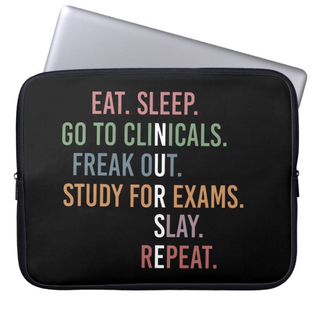 Nursing School student Future Nurse RN Gifts Laptop Sleeve (Front)