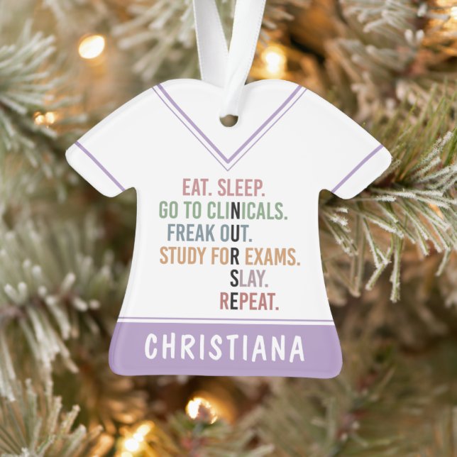 Nursing School student Future Nurse RN Gifts Ornament (Tree)
