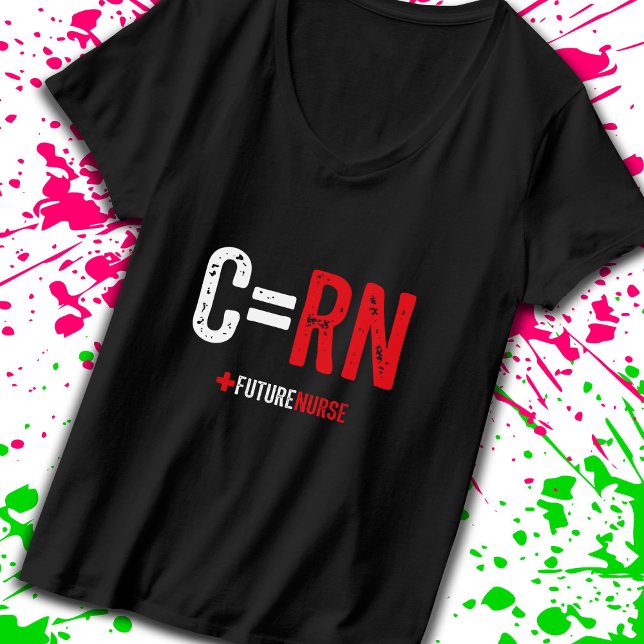 Nursing School Student Gift - Future Nurse T-Shirt (Celebrate your passion & dedication with this tribute to caregivers who make a difference! -Teemixer)