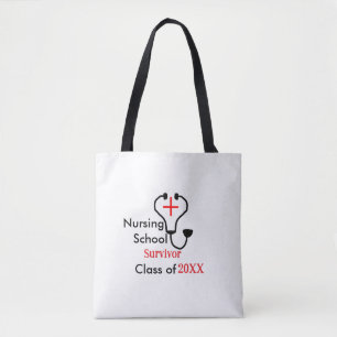 Nursing School survivor class of 20XX medical nurs Tote Bag