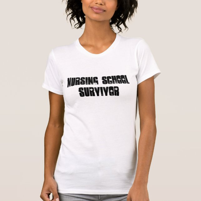 Nursing School Survivor (women's) T-Shirt (Front)
