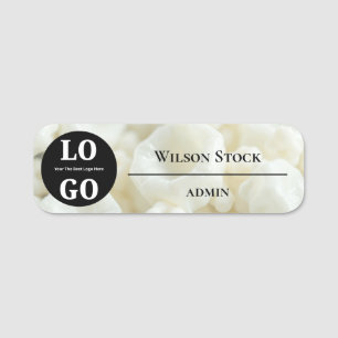 Nursing Staff Name Tag Custom Logo Safety Pin
