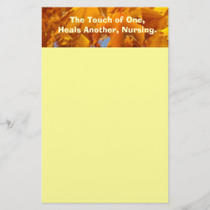Nursing stationery Autumn Leaves Healing Touch