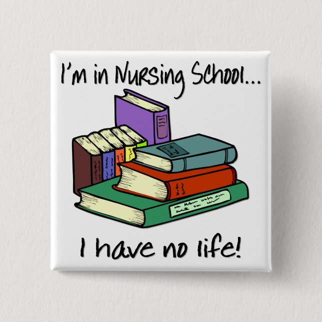 Nursing Student 15 Cm Square Badge (Front)