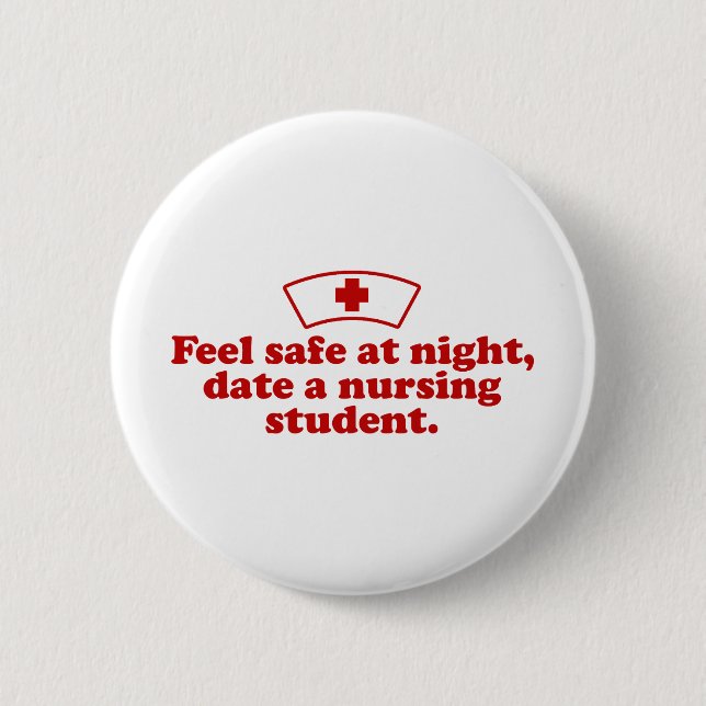 Nursing Student 6 Cm Round Badge (Front)