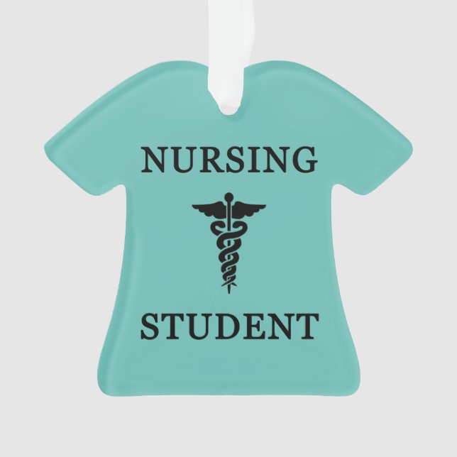 Nursing Student    Ceramic Ornament (Front)
