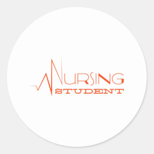 Nursing Student Classic Round Sticker