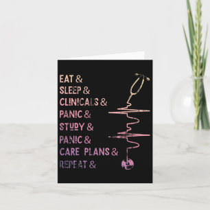 Nursing Student Medical School Nurse  Card