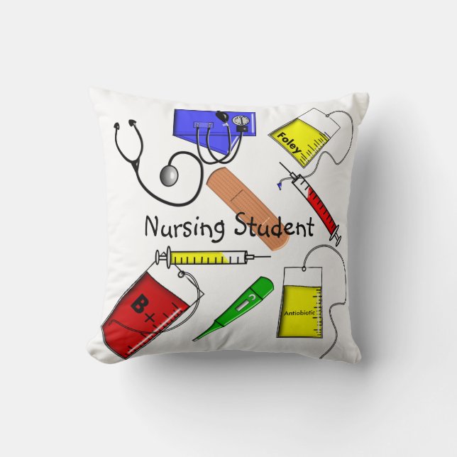 Nursing Student Pillow #2 (Front)