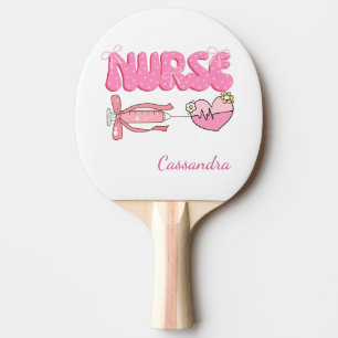 Nursing Student School Future Nurse Name Gift Ping Pong Paddle