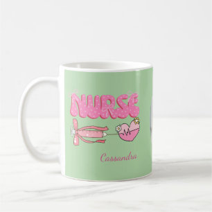 Nursing Student School Future Nurse Photo Name  Coffee Mug