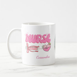Nursing Student School Future Nurse Photo Name Coffee Mug