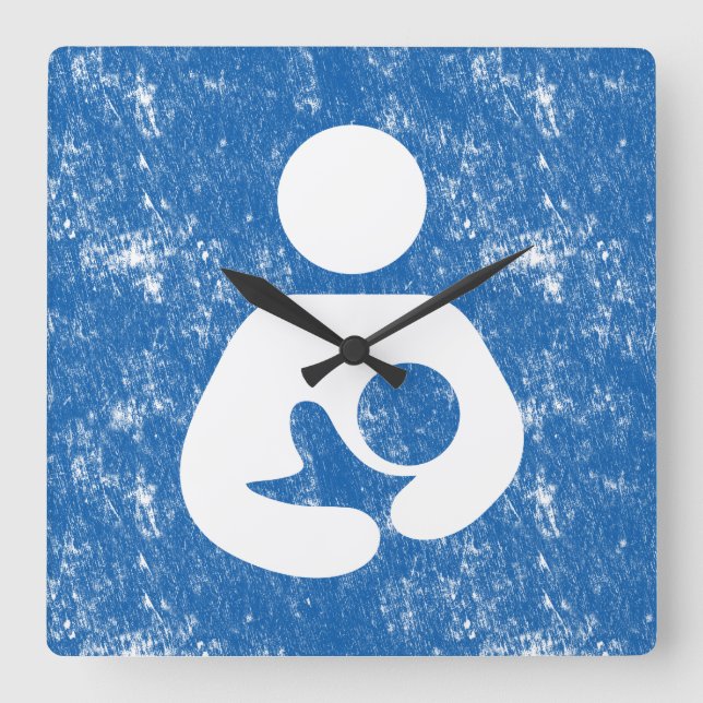 Nursing Symbol Square Wall Clock (Front)