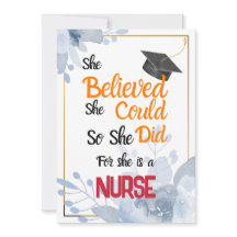 Nursing-Themed RN Grad Congratulations for Nurse