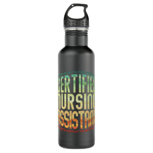 Nursing Womens Certified Nursing Assistant Nurse C 710 Ml Water Bottle