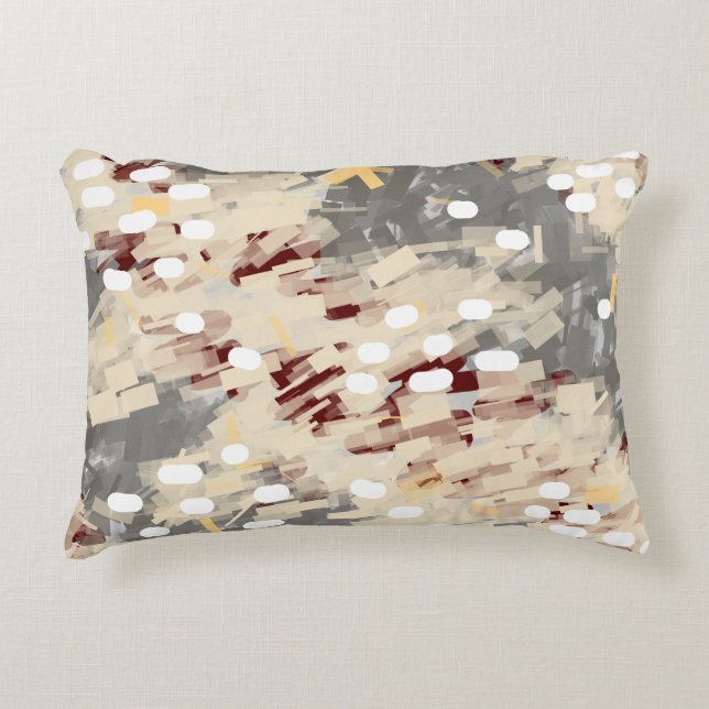 Nurture Nature Abstract Decorative Cushion (Front)