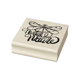 Nurture Nature Dragonfly                           Rubber Stamp
