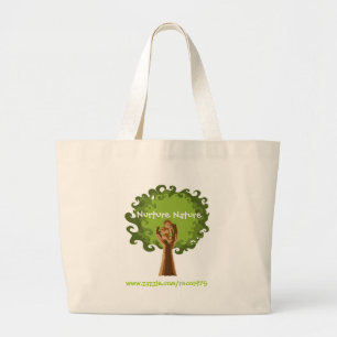 Nurture Nature Large Tote Bag