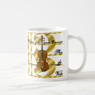 Nurture your Inner Eccentric (Golden) Coffee Mug