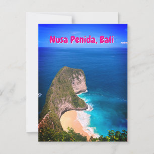 Nusa Penida, Dinosaur beach Postcard