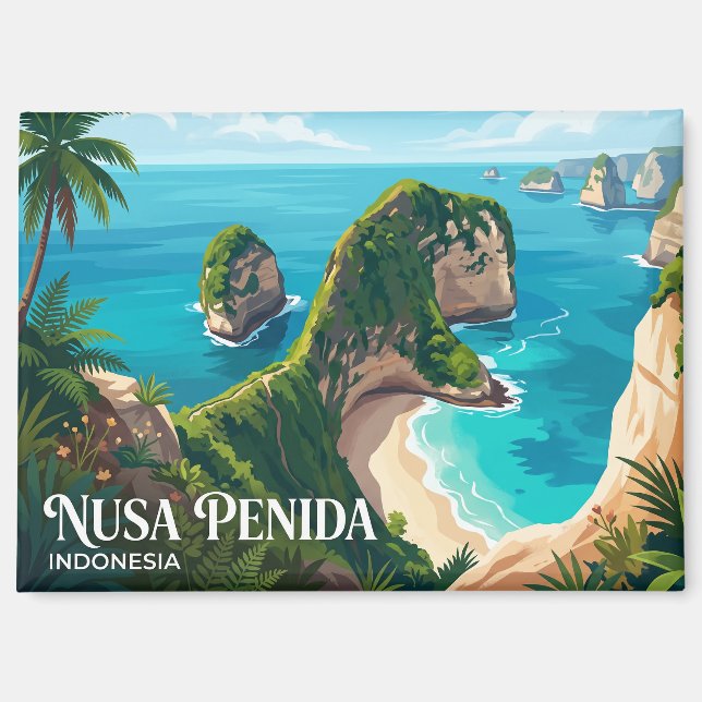 Nusa Penida Indonesia Magnet (Front)