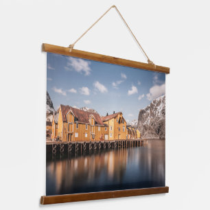 Nusfjord Lofoten Hanging Tapestry