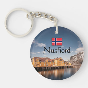 Nusfjord Lofoten Key Ring