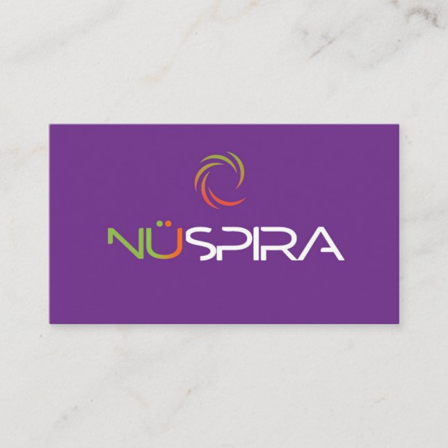 NuSpira Business Card (Front)