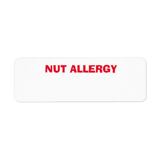 Nut Allergy health concern, condition